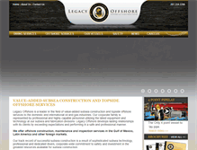 Tablet Screenshot of legacyoffshore.com